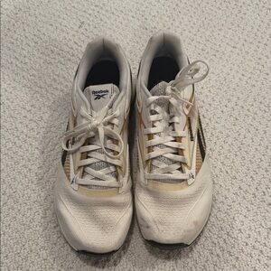 Reebok Nano X4 White and Gold Athletic Shoes